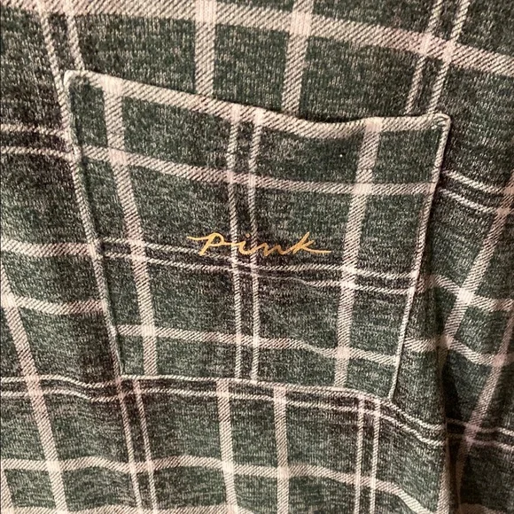 Green Plaid Women’s Sleepwear - Picture 2 of 3